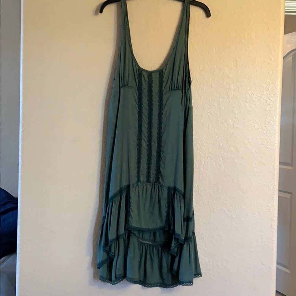 Free People Green Cotton Dress